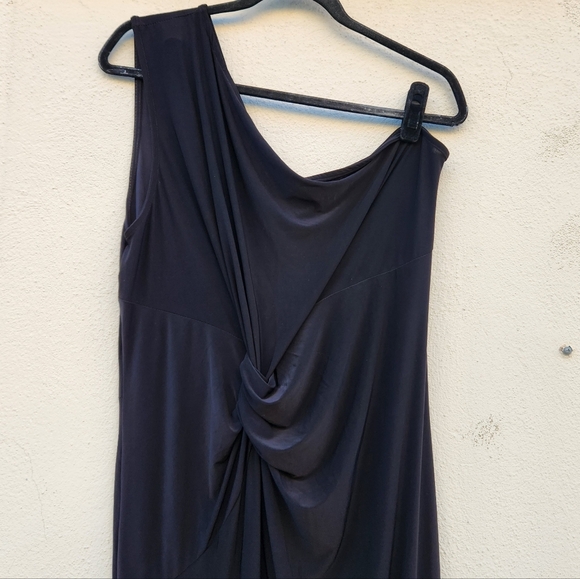 Club L London Plus One Shoulder Twist Detail Maxi Dress - Picture 6 of 10
